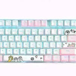 87 Key Rgb Light Effect Green Axis Portable Mechanical Keyboard - EX-STOCK CANADA