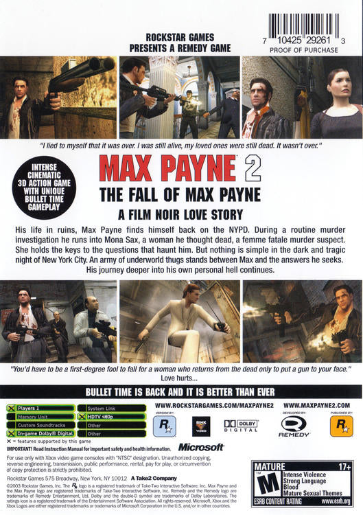 Max Payne 2: The Fall of Max Payne 
