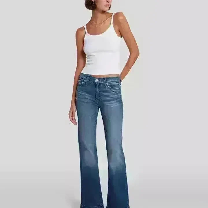 Retro Hip Lifting Stretch Bootcut Jeans Pants women - EX-STOCK CANADA