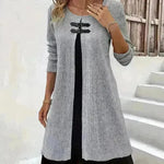 Winter Cashmere  Slim Fit Midi Flared Sweater Dress - EX-STOCK CANADA