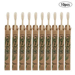10pcs  Bamboo toothbrushes - EX-STOCK CANADA