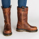 Women's Round Toe Short Boots | Brown & Black Casual Mid-Calf Boots 2