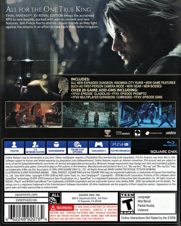 FINAL FANTASY XV ROYALE EDITION 