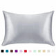 Pillowcase Satin Solid Color Simulation Silk Single Pillowcase Ice Silk Pillowcase - EX-STOCK CANADA