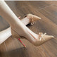 Chaussures à talons hauts fins pointus sexy pour femmes, chaussures simples polyvalentes avec nœud papillon 