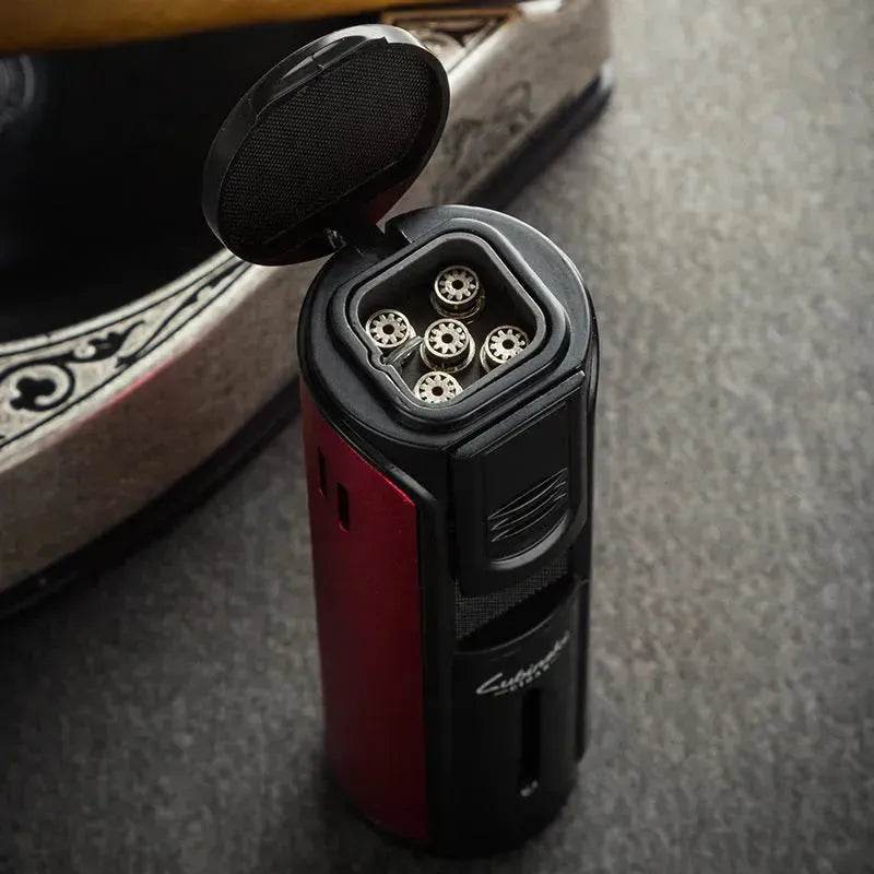 Briquet de luxe pour cigare avec poinçon pour cigare - EX-STOCK CANADA