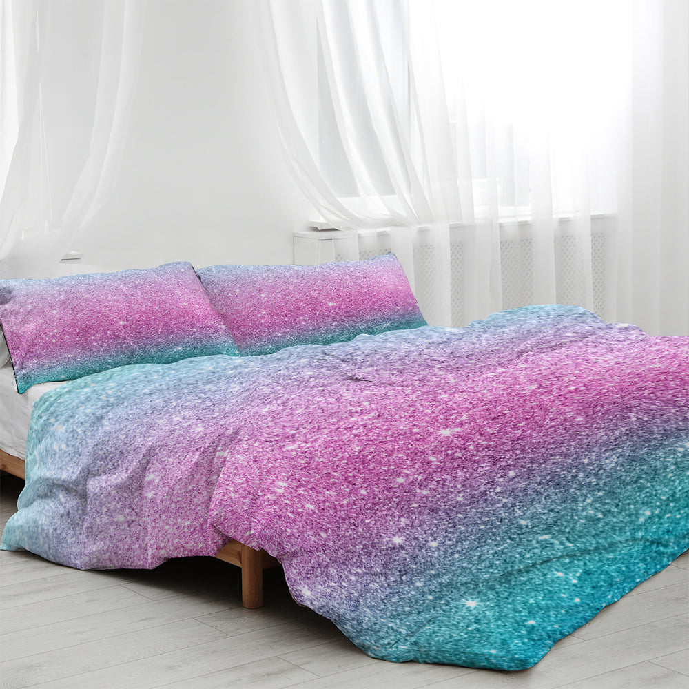 3PCS Ultra Soft Duvet Cover Set For Comforter Star Bedding Set Full Queen King Size EX-STOCK Canada 