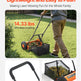 14' Manual Push Reel Lawn Mower 5-Blade Adjustable Height Grass Catcher 2 Wheels EX-STOCK Canada 