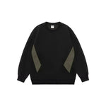 Retro plain Round Neck Pullover Sweater top For Men - EX-STOCK CANADA