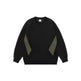 Retro plain Round Neck Pullover Sweater top For Men - EX-STOCK CANADA