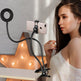 LED Selfie Ring Light for Live Adjustable Makeup Light-8cm Stand EX-STOCK