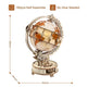 Robotime ROKR Luminous Globe 3D Wooden Puzzle Games Assemble Model Buliding Kits Toys Gift for Children Boy Support DropShipping - EX-STOCK CANADA