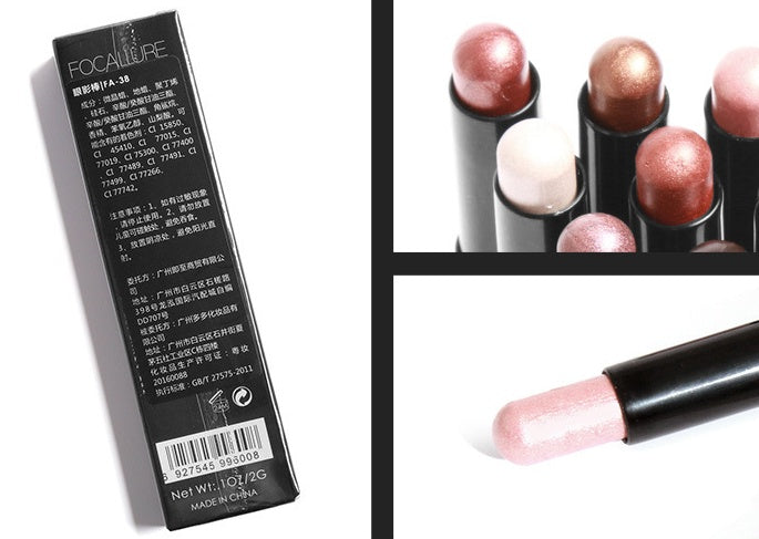 Lipstick with packaging and close-up of product
