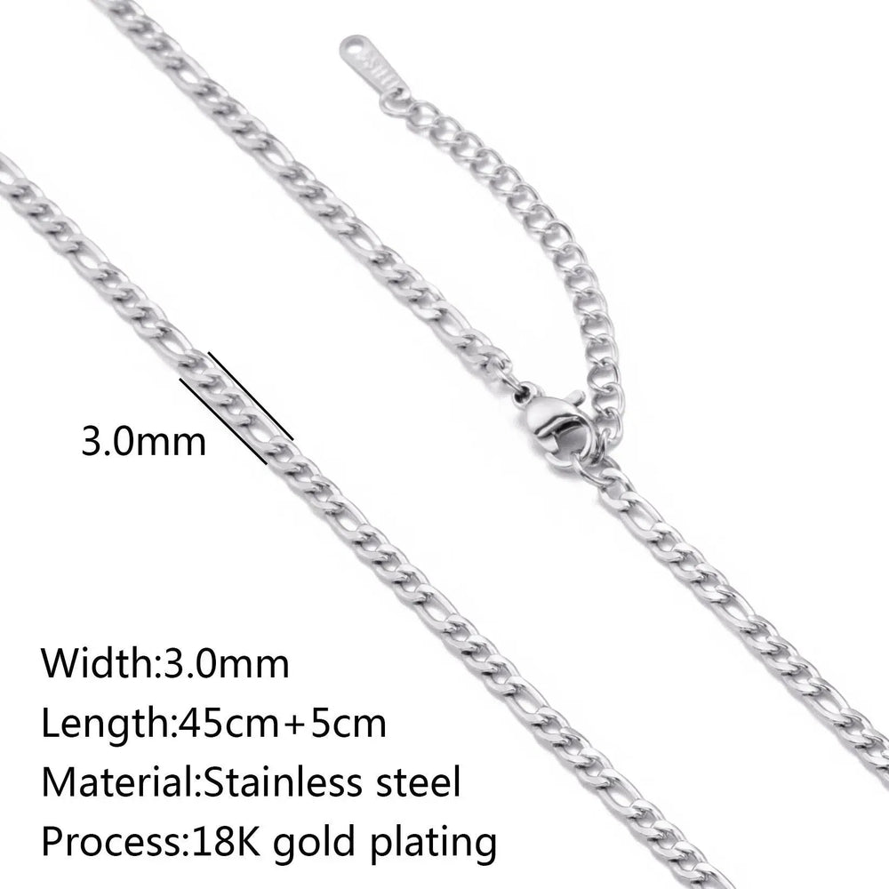 Stainless Steel Vacuum Vapor Plating 18K Gold Color Protection Lip Chain Necklace - EX-STOCK CANADA