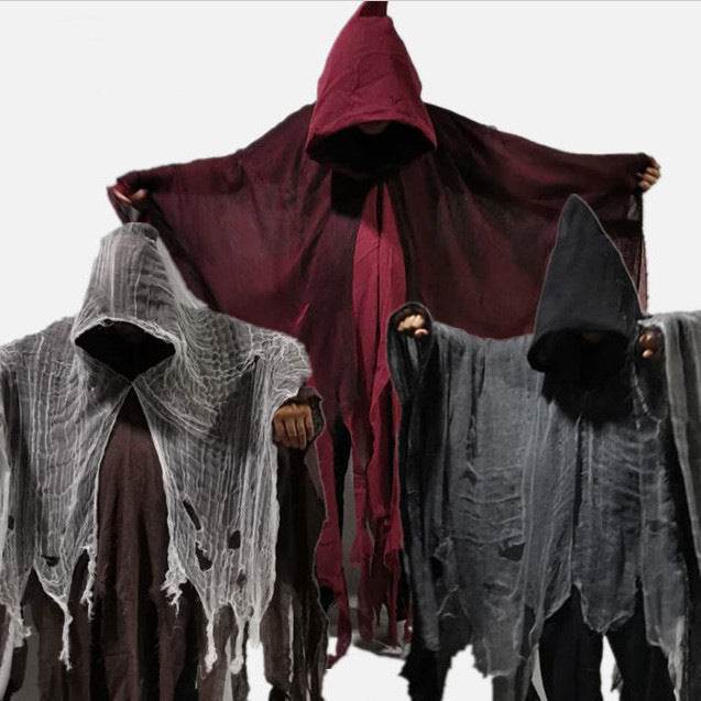 Halloween Cloak Cos Zombie Clothing Skull Cloak Props EX-STOCK
