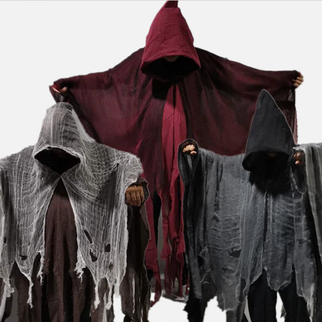 Halloween Cloak Cos Zombie Clothing Skull Cloak Props EX-STOCK