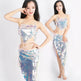 Indian Dance Suit Ethnic Latin Dance Sequins 2 piece Costume - EX-STOCK CANADA