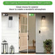Outdoor Waterproof Transparent LED Crystal Wall Light Supports Many Types Of Bulb-2 Packs - EX-STOCK CANADA