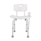 Shower Chair, Shower Seat With Back, Adjustable Height Shower Stool, Shower Chair For Inside Shower Bathtub, Non-slip Bathroom Bench Bath Chair For Elderly Disabled Handicap, 350 Lbs Capacity EX-STOCK
