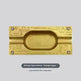 Metal Gold and Silver 2 slot Cigar Ashtray - EX-STOCK CANADA