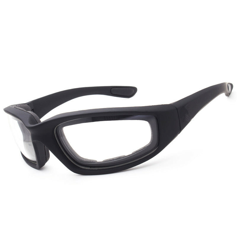 Cycling Sunglasses Chopper Outdoor Sports Glasses For Men Women Wrap Around UV400 Protection For Fishing Driving Glasses Windproof Clear Lens EX-STOCK