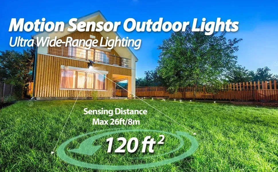 Outdoor Courtyard Human Sensing Solar Light - EX-STOCK CANADA