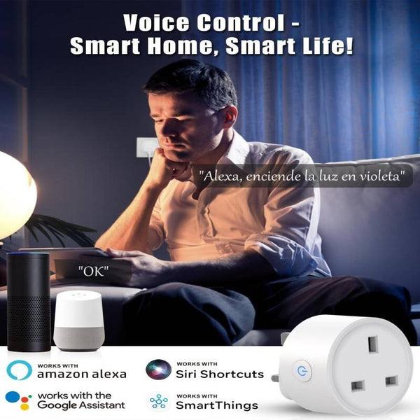WiFi Smart Plug 2-Pack with Energy Monitoring
