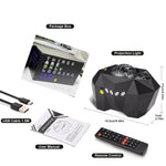 Usb Water Pattern Bluetooth Music Ocean Star Projector Lamp - EX-STOCK Canada