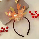 Christmas With Light Headband Snowflake Women's - EX-STOCK CANADA