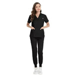 Hospital Nurses V-Neck Suit Work Uniform Workwear - EX-STOCK CANADA