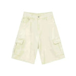 Men's Baggy Dad Shorts Jeans Denim Summer New Straight Wide-leg Workwear Denim Shorts  for Men Loose Leisure All-matching Shorts