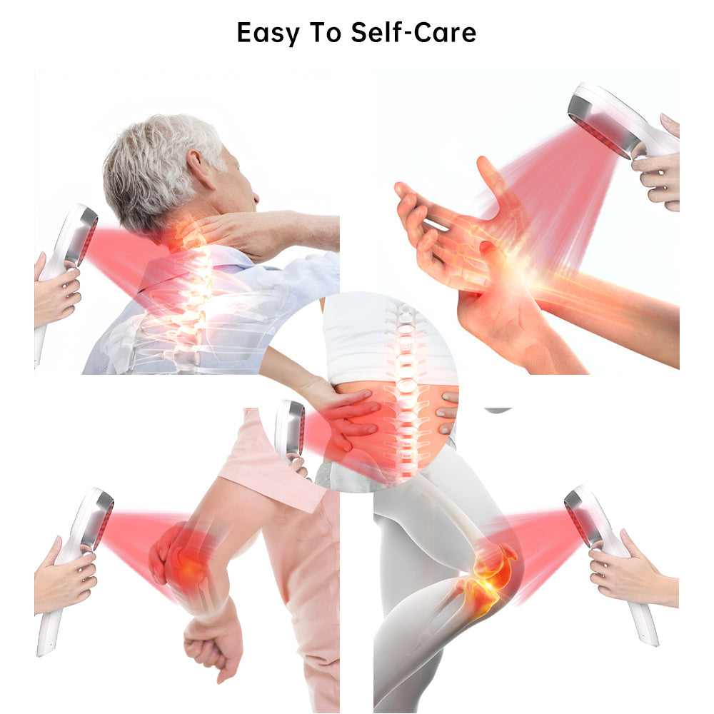 Dernox Handheld Physiotherapy Lllt-808 Red Light Treatment Body Pain Relief Medical Infrared Cold Laser Therapy Device EX-STOCK Canada 