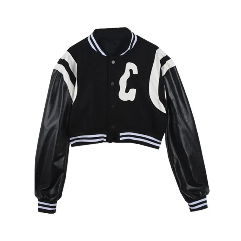 Retro Cropped Athleisure Jacket women - EX-STOCK CANADA
