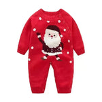 Newborn Baby Clothes Baby Crawling Clothes Thickening Out Baby Harness Christmas Baby Romper Baby Cotton Sleepwear