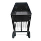 Mobile Metal Raised Garden Bed Cart With Legs, Elevated Tall Planter Box With Wheels For Outdoor Indoors House Patio  Vegetables Tomato DIY Herb Grow -Black EX-STOCK
