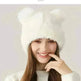 Women Winter Cute Fur Ball Knitted Beanie Hat Outdoor - EX-STOCK CANADA