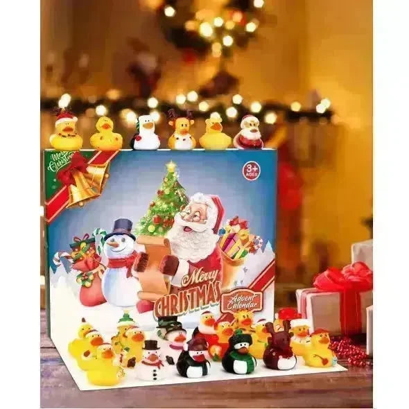 Advent Calendar 2024 - Rubber Ducks For Boys, Girls, Kids, And Toddlers - Rubber Ducky Bath Toy - Creative Christmas Gifts - Perfect For Decoration, Party Favors, Birthday - EX-STOCK CANADA