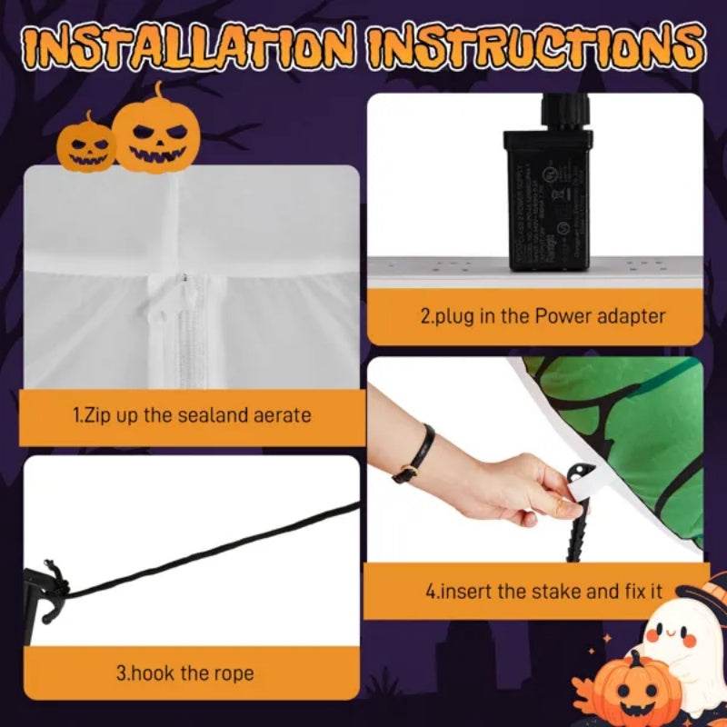 2 Packs Halloween Inflatables Large Set Of Lighted Eyes Decoration, 3FT Blow Ups Green Eyes For Yard, Inflatable Halloween Decor Outdoor With LEDs Party Supplies Blow Up Decoration For Indoor Outdoor EX-STOCK