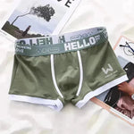 Resumen de boxeadores de algodón para hombres de moda