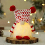 Nueva muñeca sin rostro de Navidad con luces