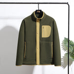 Unisex Solid-Color Fleece Jacket in 6 Colors, Sizes M to 4XL 3