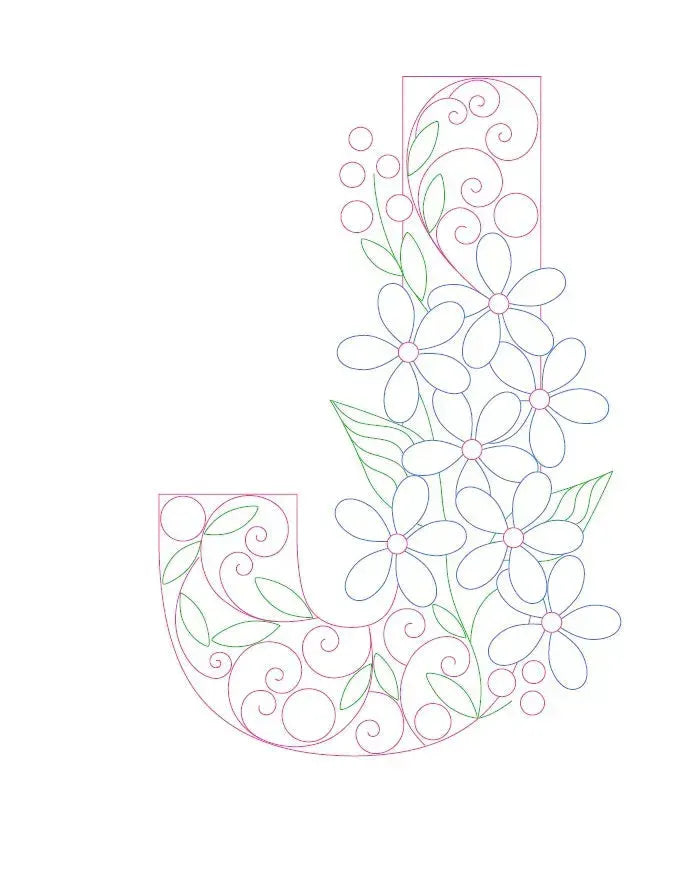 Paper Filigree Painting Kit - Letters - EX-STOCK CANADA