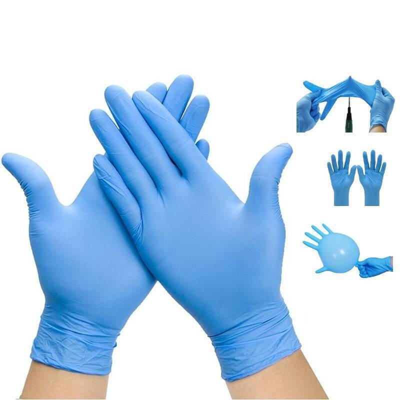 Nitrile Disposable Exam Glove Multipurpose Gloves Latex-Free,100pcs,Blue,Medium 