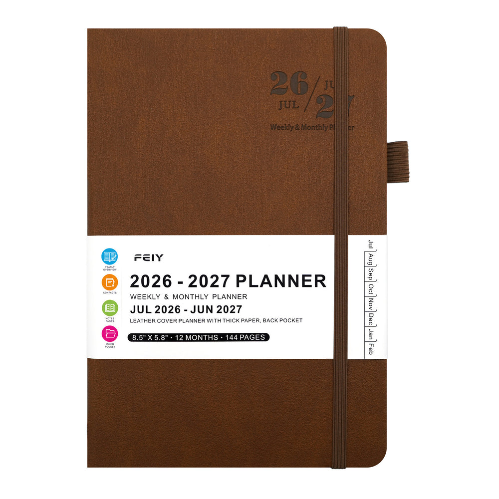 2026-2027 English Weekly Planner Notebook 