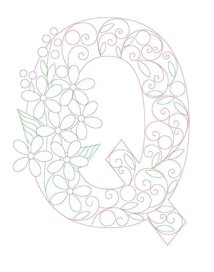 Paper Filigree Painting Kit - Letters - EX-STOCK CANADA