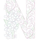 Paper Filigree Painting Kit - Letters - EX-STOCK CANADA