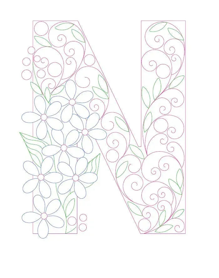 Paper Filigree Painting Kit - Letters - EX-STOCK CANADA