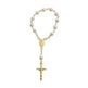 Beads Pearl Cross Full Moon Blessing Bracelet Fashion Jewelry - EX-STOCK CANADA