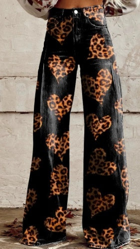 3D Digital Printed Women's Imitation Jeans EX-STOCK Canada 