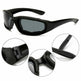 Cycling Sunglasses Chopper Outdoor Sports Glasses For Men Wrap Around UV400 Protection For Fishing Driving Glasses Windproof Gray Lens EX-STOCK